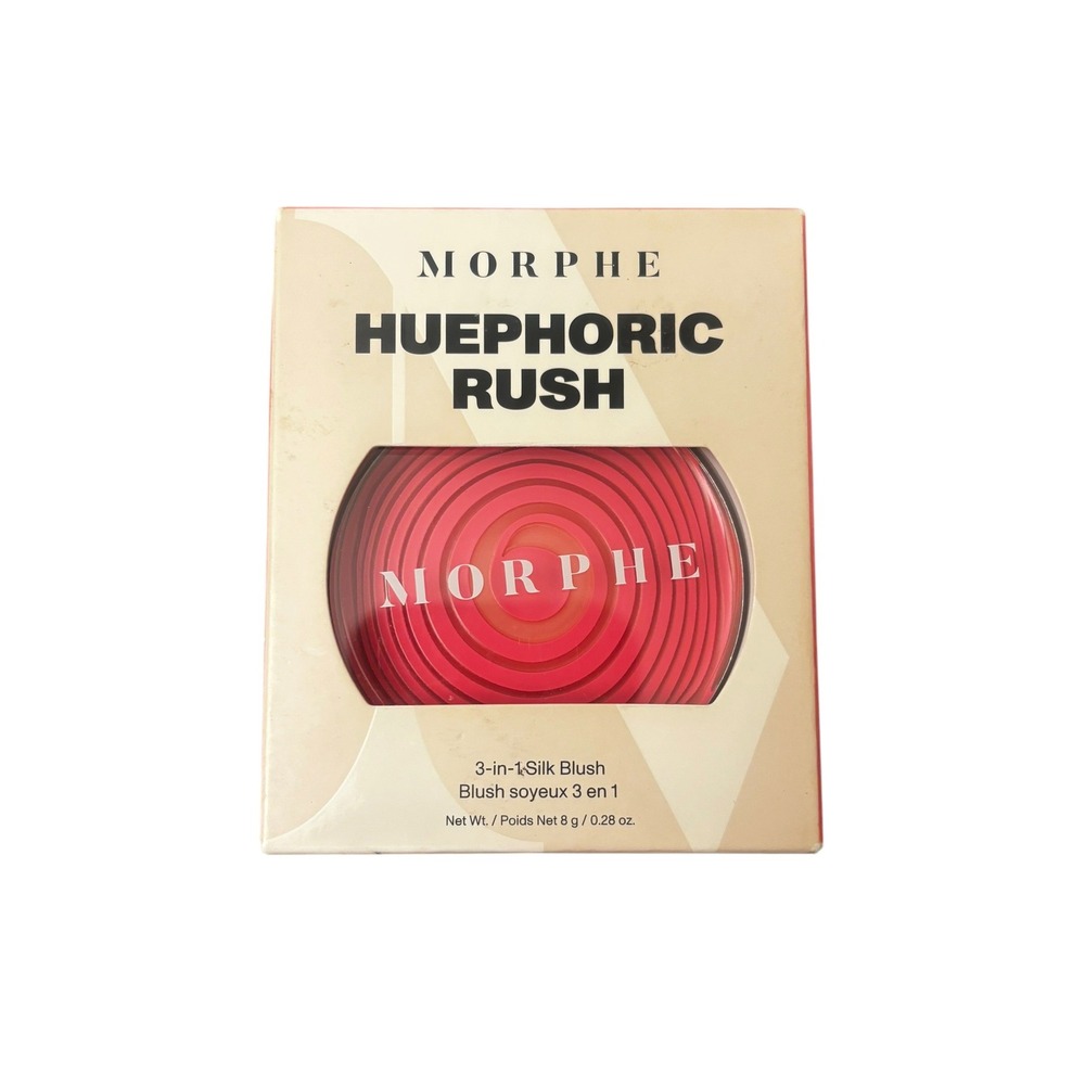 Morphe Huephoric Rush 3-in-1 Silk Blush Pleasured Pink Coral 8g New in Box